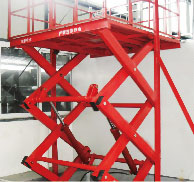 剪叉式電動升降貨梯，固定式液壓升降貨梯